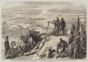 De oorlog in Napels, Victor Emmanuel geeft bevelen om het bombardement van Capua te beginnen
